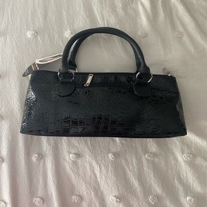 Wine Bottle Black Clutch